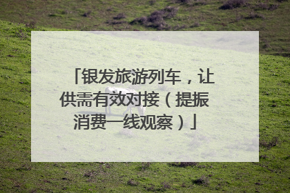 银发旅游列车，让供需有效对接（提振消费一线观察）