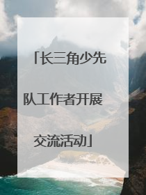长三角少先队工作者开展交流活动