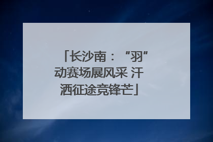 长沙南：“羽”动赛场展风采 汗洒征途竞锋芒