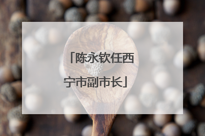 陈永钦任西宁市副市长