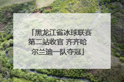 黑龙江省冰球联赛第二站收官 齐齐哈尔兰迪一队夺冠