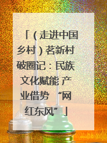 （走进中国乡村）茗新村破圈记：民族文化赋能 产业借势 “网红东风”