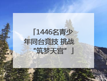 1446名青少年同台竞技 挑战“筑梦天宫”