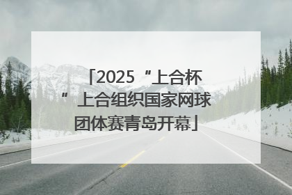 2025“上合杯”上合组织国家网球团体赛青岛开幕