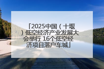 2025中国（十堰）低空经济产业发展大会举行 16个低空经济项目落户车城