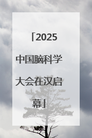 2025中国脑科学大会在汉启幕