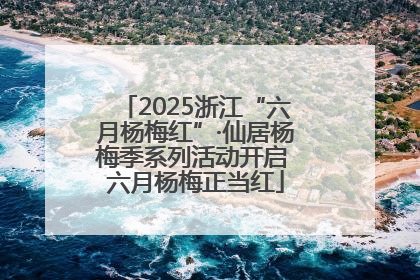 2025浙江“六月杨梅红”·仙居杨梅季系列活动开启 六月杨梅正当红