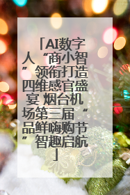 AI数字人“商小智”领衔打造四维感官盛宴 烟台机场第三届“品鲜嗨购节”智趣启航